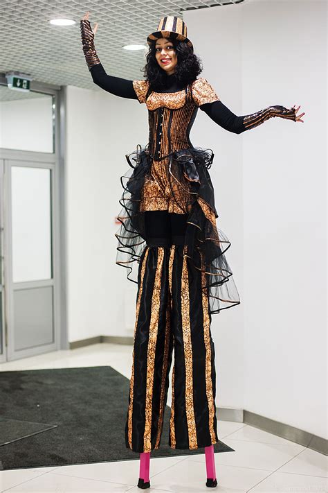 costumes for stilt walkers|More.